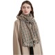 Manufacturer's export of European and American small checkered scarves and shawls for both autumn and winter, Korean-style student warm retro scarves