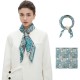 Amazon Premium Foreign Trade Spring, summer and autumn thin headscarves, anti-wrinkle and anti-static double-sided printed silk scarves and square scarves Amazon Premium Foreign Trade Spring, summer and autumn thin headscarves, anti-wrinkle and anti-static double-sided printed silk scarves and square scarves