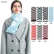 New autumn and winter woolen scarves for foreign trade, Korean-style acrylic knitted checkered scarves for male and female student couples