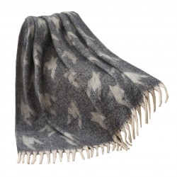 Amazon blanket export new European and American autumn and winter faux mohair thickened checkered large shawl jacquard blanket