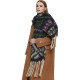 New foreign trade shawl, thickened scarf for autumn and winter in Europe and America, loop gauze, fishbone pattern, thick tassel and large jacquard scarf manufacturer New foreign trade shawl, thickened scarf for autumn and winter in Europe and America, loop gauze, fishbone pattern, thick tassel and large jacquard scarf manufacturer