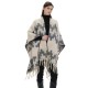 Amazon's best-selling 2025 new style European and American autumn and winter lace faux mohair thickened jacquard Great Wall shawl
