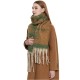 New thick-trimmed shawl for foreign trade, European and American autumn and winter, thickened loop yarn, large jacquard thick tassels scarf of Metasequoia glyptostroboides New thick-trimmed shawl for foreign trade, European and American autumn and winter, thickened loop yarn, large jacquard thick tassels scarf of Metasequoia glyptostroboides