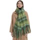New winter thickened loop yarn, thick beard, thick braid, fringed and striped scarves and shawls for export to Europe and America are in stock New winter thickened loop yarn, thick beard, thick braid, fringed and striped scarves and shawls for export to Europe and America are in stock