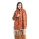 Cross-border Amazon bestseller, new autumn and winter collection of European and American jacquard double-check scarves with loop yarn imitation mohair Cross-border Amazon bestseller, new autumn and winter collection of European and American jacquard double-check scarves with loop yarn imitation mohair