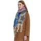 Cross-border new style shawls for export to Europe and America for autumn and winter, thickened scarf, loop yarn, thick tassel, jacquard and star-shaped scarf manufacturer