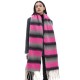 New thickened scarves for foreign trade, European and American autumn and winter men's and women's striped scarves with thick fringes and loops, produced by Tonglu manufacturer New thickened scarves for foreign trade, European and American autumn and winter men's and women's striped scarves with thick fringes and loops, produced by Tonglu manufacturer