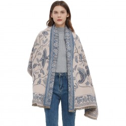 New autumn and winter scarves from the manufacturer for foreign trade, featuring soft European and American styles, are suitable for both jacquard and cashew flower scarves and shawls