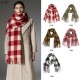 Amazon's popular foreign trade European and American autumn and winter high-end new fringed checkered scarf and shawl manufacturer