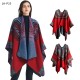 Factory direct supply for export to Europe and America Autumn and Winter 2025 new women's faux cashmere ethnic style jacquard red shawls Factory direct supply for export to Europe and America Autumn and Winter 2025 new women's faux cashmere ethnic style jacquard red shawls