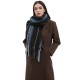 Factory direct supply of new scarves for cross-border trade, European and American autumn and winter with floral fringes and striped scarves and shawls Factory direct supply of new scarves for cross-border trade, European and American autumn and winter with floral fringes and striped scarves and shawls