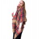 Factory direct sales of European and American autumn and winter faux cashmere large double-sided seven-color checkered square scarves, shawls and women's shawls wholesale