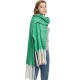 Factory direct supply for export to Europe and America, new winter circle yarn fishbone pattern thickened solid color thick tassel scarves and shawls