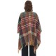 New European and American style with sleeves and cuffs shawl for spring, autumn and winter travel, ethnic style Su split shawl