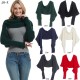 Cross-border exclusive best-selling autumn and winter scarves, export shawls, Korean solid color acrylic with sleeves, woolen knitted scarves Cross-border exclusive best-selling autumn and winter scarves, export shawls, Korean solid color acrylic with sleeves, woolen knitted scarves