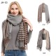Factory direct sales for export, new autumn and winter scarves from Europe and America, brown checkered scarves, women's tassel shawls Factory direct sales for export, new autumn and winter scarves from Europe and America, brown checkered scarves, women's tassel shawls