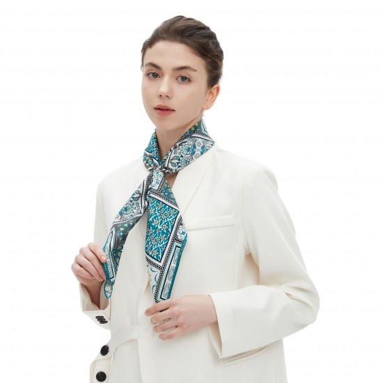Amazon Premium Foreign Trade Spring, summer and autumn thin headscarves, anti-wrinkle and anti-static double-sided printed silk scarves and square scarves Amazon Premium Foreign Trade Spring, summer and autumn thin headscarves, anti-wrinkle and anti-static double-sided printed silk scarves and square scarves