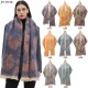 Wholesale of new jacquard short beard flower scarves for men and women in autumn and winter, popular cross-border export products from Europe and America Wholesale of new jacquard short beard flower scarves for men and women in autumn and winter, popular cross-border export products from Europe and America