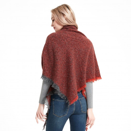 Amazon's popular European and American spring, autumn and winter women's circle yarn full polyester interlaced flower triangular shawl scarf and scarf manufacturer Amazon's popular European and American spring, autumn and winter women's circle yarn full polyester interlaced flower triangular shawl scarf and scarf manufacturer