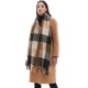 Customized manufacturer of new cross-border high-quality foreign trade European and American autumn and winter oversized and thickened fringed checkered scarves and shawls Customized manufacturer of new cross-border high-quality foreign trade European and American autumn and winter oversized and thickened fringed checkered scarves and shawls