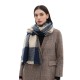 Amazon cross-border trade Europe and America autumn and winter thickened short beard large checkered scarf and shawl custom manufacturer