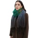 Wholesale manufacturer of cross-border new foreign trade European and American autumn and winter women's shawls with floral gradient tassel scarves Wholesale manufacturer of cross-border new foreign trade European and American autumn and winter women's shawls with floral gradient tassel scarves