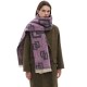 New style of men's and women's striped jacquard scarves for autumn and winter in Europe and America, produced by Tonglu manufacturer New style of men's and women's striped jacquard scarves for autumn and winter in Europe and America, produced by Tonglu manufacturer