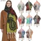 Cross-border hot foreign trade European and American autumn and winter new thick tassel shawl, cashew flower jacquard scarf Cross-border hot foreign trade European and American autumn and winter new thick tassel shawl, cashew flower jacquard scarf