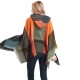 New large-checked women's pullover capes, hooded cloaks and shawls for spring, autumn and winter, directly supplied by the factory for export to Europe and America