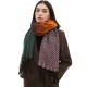 Factory direct supply of 2025 new style scarves for cross-border trade, European and American autumn and winter men's and women's gradient color scarves and shawls Factory direct supply of 2025 new style scarves for cross-border trade, European and American autumn and winter men's and women's gradient color scarves and shawls