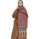 New European and American autumn and winter circle gauze mountain jacquard coarse tassel scarf in stock manufacturer for foreign trade women's shawls New European and American autumn and winter circle gauze mountain jacquard coarse tassel scarf in stock manufacturer for foreign trade women's shawls