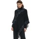 New style of pullover shawl for foreign trade, European and American spring and autumn striped solid color fringed knitted cape shawl in stock wholesale factory New style of pullover shawl for foreign trade, European and American spring and autumn striped solid color fringed knitted cape shawl in stock wholesale factory