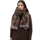 Wholesale manufacturer of 2025 new style scarves for European and American autumn and winter men's and women's jacquard short beard and leopard print scarves Wholesale manufacturer of 2025 new style scarves for European and American autumn and winter men's and women's jacquard short beard and leopard print scarves