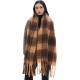 Amazon's best-selling foreign trade European and American shawls for autumn and winter, with thickened hoop sand and coffee Maillard scarves wholesale manufacturer Amazon's best-selling foreign trade European and American shawls for autumn and winter, with thickened hoop sand and coffee Maillard scarves wholesale manufacturer