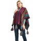 New ethnic-style Yunnan travel hanging beard cape, colorful knitted women's slit shawl from Foreign Trade Spring, Autumn and Winter New ethnic-style Yunnan travel hanging beard cape, colorful knitted women's slit shawl from Foreign Trade Spring, Autumn and Winter
