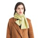 Cross-border Foreign Trade 2025 New Autumn and Winter Korean version male and female student faux cashmere with floral patterns solid color knitted woolen scarves