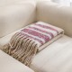 New foreign trade European and American autumn and winter thickened solid color woven large shawl, office blanket, sofa blanket New foreign trade European and American autumn and winter thickened solid color woven large shawl, office blanket, sofa blanket