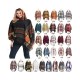 Factory direct supply of popular European and American spring, autumn, winter and Christmas green shawls, looped chiffon, checkered hooded capes
