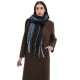 Factory direct supply of new scarves for cross-border trade, European and American autumn and winter with floral fringes and striped scarves and shawls Factory direct supply of new scarves for cross-border trade, European and American autumn and winter with floral fringes and striped scarves and shawls