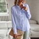 Diyun European and American cross-border long-sleeved shirt for women, Spring/Summer 2025 Amazon Independent Station, elegant commuting top