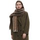 Factory direct supply cross-border best-selling foreign trade scarves, European and American autumn and winter new tweed striped scarves and shawls Factory direct supply cross-border best-selling foreign trade scarves, European and American autumn and winter new tweed striped scarves and shawls