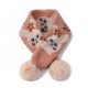 The popular autumn and winter cartoon bear rabbit with holes, children's rabbit fur ball knitted woolen scarf and neck on Amazon for foreign trade The popular autumn and winter cartoon bear rabbit with holes, children's rabbit fur ball knitted woolen scarf and neck on Amazon for foreign trade