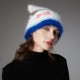 Cross-border foreign trade autumn and winter new style mink cute cat ear knitted hat, ear protectors, pilfered woolen hat manufacturer Cross-border foreign trade autumn and winter new style mink cute cat ear knitted hat, ear protectors, pilfered woolen hat manufacturer