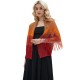 The manufacturer's new summer thin cuff shawl, a travel sun protection mesh knitted hollowed-out gradient tassel shawl The manufacturer's new summer thin cuff shawl, a travel sun protection mesh knitted hollowed-out gradient tassel shawl