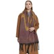 New thick beard shawl for foreign trade, European and American autumn and winter, thickened loop yarn, wavy pattern large jacquard thick tassel scarf New thick beard shawl for foreign trade, European and American autumn and winter, thickened loop yarn, wavy pattern large jacquard thick tassel scarf