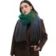 Wholesale manufacturer of cross-border new foreign trade European and American autumn and winter women's shawls with floral gradient tassel scarves Wholesale manufacturer of cross-border new foreign trade European and American autumn and winter women's shawls with floral gradient tassel scarves