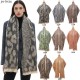 Wholesale manufacturer of cross-border hot 2025 new style export European and American autumn and winter short beard jacquard large leopard print scarves and shawls Wholesale manufacturer of cross-border hot 2025 new style export European and American autumn and winter short beard jacquard large leopard print scarves and shawls