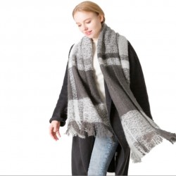 Cross-border exclusive supply of full polyester loop sand check scarves for women's warmth and tassel scarves and shawls for autumn and winter in Europe and America