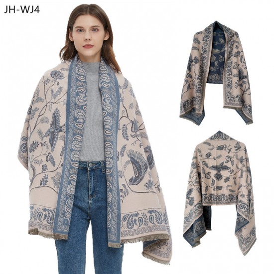 New autumn and winter scarves from the manufacturer for foreign trade, featuring soft European and American styles, are suitable for both jacquard and cashew flower scarves and shawls New autumn and winter scarves from the manufacturer for foreign trade, featuring soft European and American styles, are suitable for both jacquard and cashew flower scarves and shawls