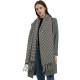 Factory direct supply of new cross-border export women's scarves, European and American autumn and winter small checkered tassel scarves and shawls